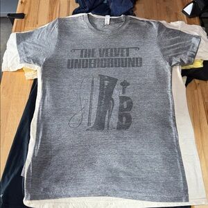 American Apparel Dark Gray Graphic Tee